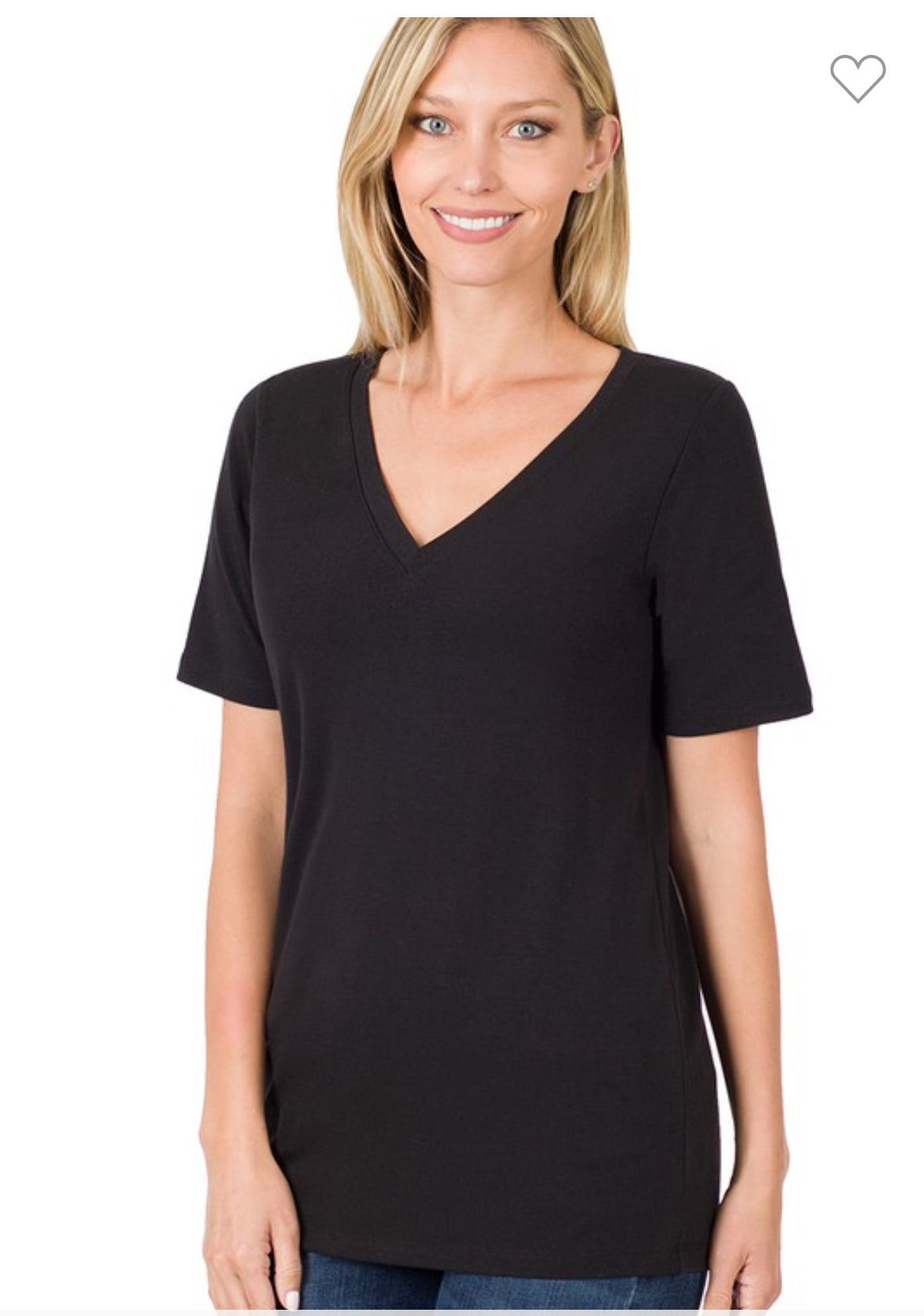 Nikki Lynn V Neck Tee