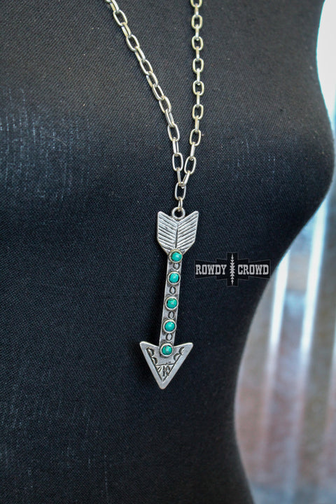 Crossed Arrows Necklace