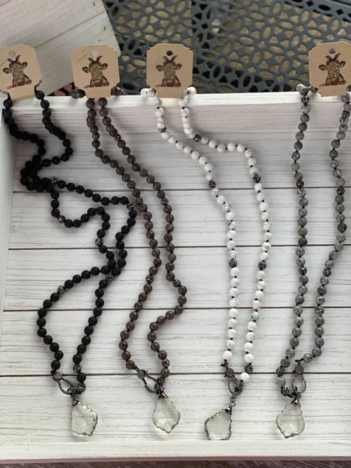 Crystal Drop Necklace