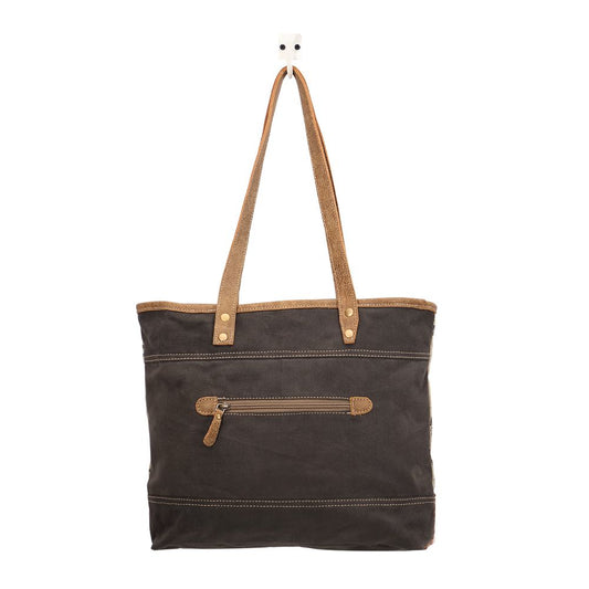 PETAL PRINT CANVAS TOTE BAG