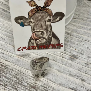 Engraved Adjustable Rings