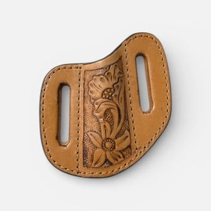 Floral Tooled Leather Sheath