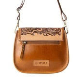 Goldrush Saddle Hand Tooled Bag