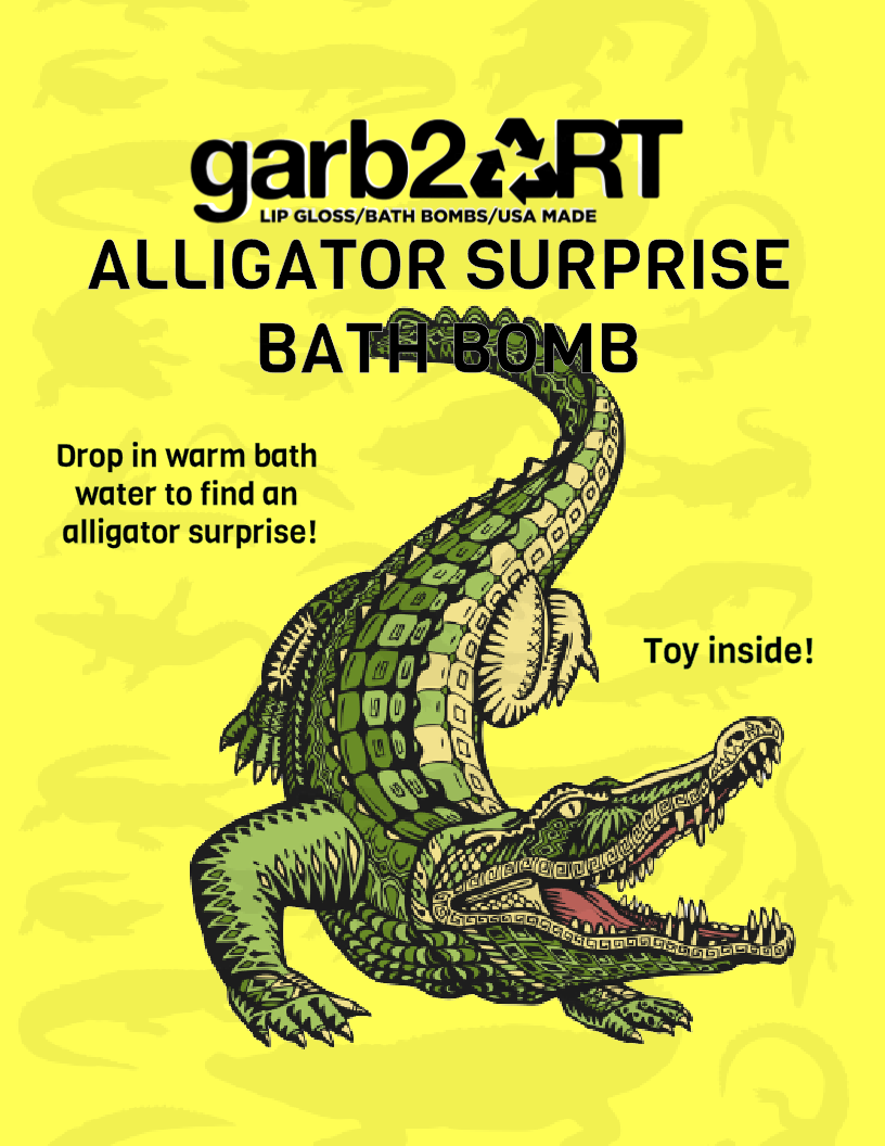 Alligator Surprise Bath Bomb
