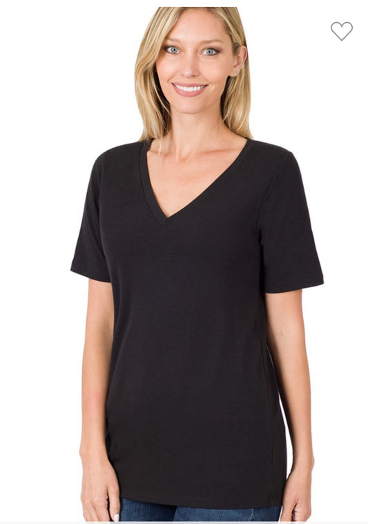 Nikki Lynn V Neck Tee