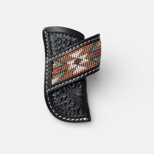 Brown Tooled Leather Sheath