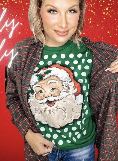 Polka Dot Santa