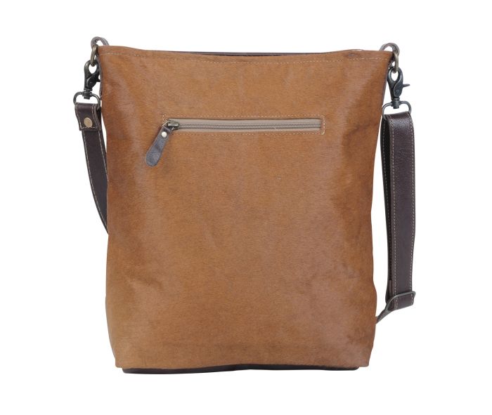"Earthen splashes Hand-Tooled Bag"